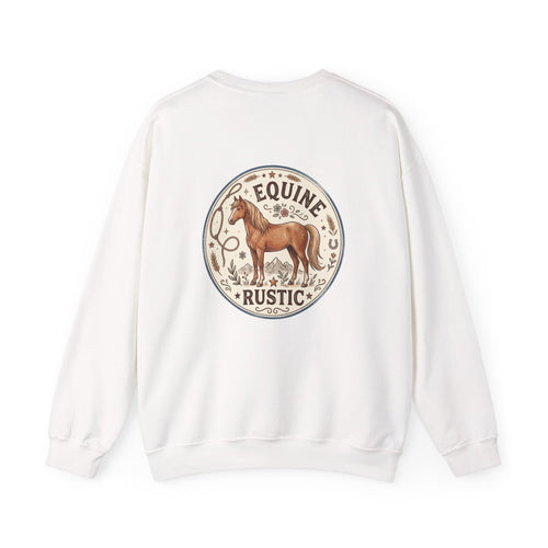 Sweet Dreams Crewneck Sweatshirt — Equine Rustic Horse Graphic