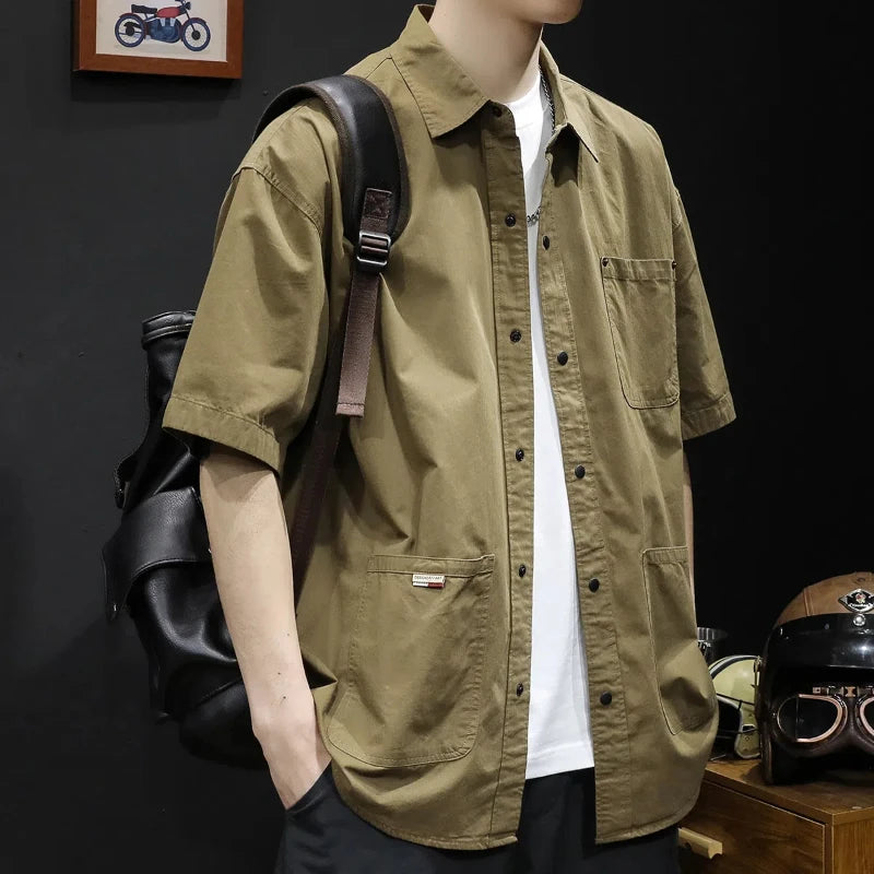 T-shirt Short-sleeved Shirt Loose Summer Trendy